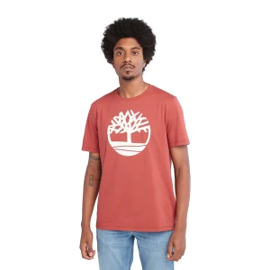 all about men ανδρικά ρούχα παπούτσια Timberland Ανδρικό T-shirt Tree Logo Short Sleeve TB0A2C2RD-H91 Cowhide