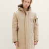 Tom Tailor Ανδρικό Μπουφάν Παρκά Hooded Parka 1038859-12628 Μπεζ