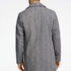 Lindbergh Ανδρικό Παλτό Slim Fit 30-303040 Γκρι Μελανζέ - Image 4