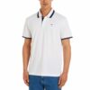 Tommy Hilfiger Ανδρικό Κοντομάνικο Polo Tjm Reg Solid Tipped Polo DM0DM18313-YBR White