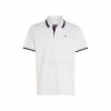 Tommy Hilfiger Ανδρικό Κοντομάνικο Polo Tjm Reg Solid Tipped Polo DM0DM18313-YBR White - Image 4