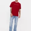 Tommy Hilfiger Ανδρικό T-shirt Tjm Linear Logo Tee Ext DM0DM17993-XMO Magma Red - Image 2