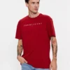 Tommy Hilfiger Ανδρικό T-shirt Tjm Linear Logo Tee Ext DM0DM17993-XMO Magma Red