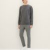 Tom Tailor Ανδρικό Chino Παντελόνι Slim Chino With Belt 1008253-10952 Castlerock Grey