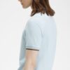 Fred Perry Ανδρική μπλούζα Polo Twin Tipped Fred Perry Shirt M3600 V02 Light Smoke / Warm Grey / Carrington Brick - Image 2