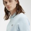 Fred Perry Ανδρική μπλούζα Polo Twin Tipped Fred Perry Shirt M3600 V02 Light Smoke / Warm Grey / Carrington Brick - Image 3
