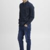 Casual Friday Ανδρικό Πουκάμισο CFAnton 0053 BD LS linen mix s 20504577-194013 Dark Navy - Image 5