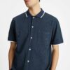GAS Jeans Ανδρικό Πικέ Πουκάμισο Ralph-R Open Knitted Solid Piquet 0194