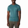 Columbia Ανδρική Μπλούζα Zero Rules Short Sleeve Shirt 1533313-336 AM6084-336 Cloudburst