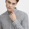 Casual Friday Ανδρικό Πουκάμισο CFAnton LS BD Striped Linen ML 20504974-194013 - Image 2