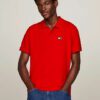 Tommy Hilfiger Ανδρικό Κοντομάνικο Polo Tjm Reg Badge Polo DM0DM18314-XNL Deep Crimson - Image 2