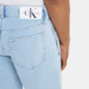 Calvin Klein Ανδρική Denim Βερμούδα 90s Loose Pleated Shorts J30J324875-1AA Denim Light - Image 3