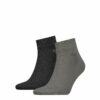 Calvin Klein Ανδρικές Κάλτσες Quarter 2 τμχ 701218706 013 Stone Grey