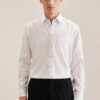 Seidensticker Ανδρικό Πουκάμισο Non-iron Twill Business Shirt in Regular with Covered-Button-Down-Collar 01.144342-01