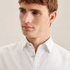 Seidensticker Ανδρικό Πουκάμισο Non-iron Twill Business Shirt in Regular with Covered-Button-Down-Collar 01.144342-01 - Image 3