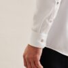 Seidensticker Ανδρικό Πουκάμισο Non-iron Twill Business Shirt in Regular with Covered-Button-Down-Collar 01.144342-01 - Image 4