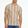 Lindbergh Ανδρικό T-Shirt Relaxed fit 30-400009 Sand