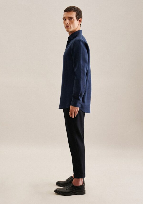 Seidensticker Ανδρικό Πουκάμισο Business Shirt in Regular with Kent-Collar 01.143560-18 - Image 6