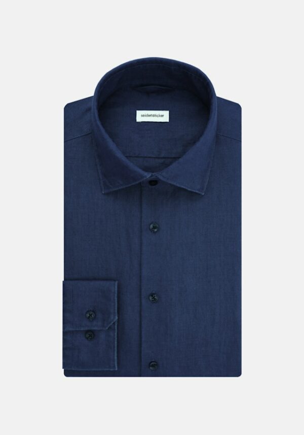 Seidensticker Ανδρικό Πουκάμισο Business Shirt in Regular with Kent-Collar 01.143560-18 - Image 7