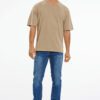 Lindbergh Ανδρικό T-Shirt Oversize fit 30-400198 Mid Sand - Image 3
