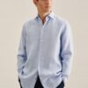 Seidensticker Ανδρικό Πουκάμισο Business Shirt in Regular with Kent-Collar 01.143560-11