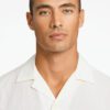 Lindbergh Ανδρικό Casual Πουκάμισο Με Ανάγλυφη Υφή Loose fit 30-203575 Off White - Image 4