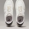 Calvin Klein Ανδρικά Sneakers Classic Cuplowlaceup Lth Fad YM0YM00885-01U Bright White-Charcoal Grey - Image 5