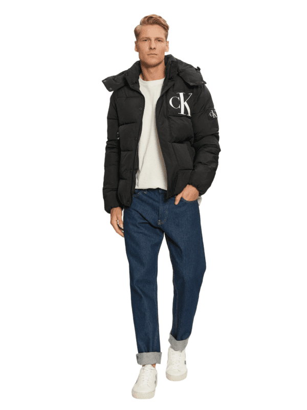 Calvin Klein Ανδρικό Μπουφάν Essentials Non Down Jacket J30J326104-BEH Ck Black - Image 5