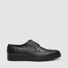 Boss Shoes Ανδρικά Παπούτσια Oxford A7533-BLACK ANTIK