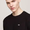 Tommy Hilfiger Ανδρική Μακρυμάνικη Μπλούζα Tjm Reg Waffle L/S Tee DM0DM19216-BDS Black - Image 2