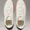 Calvin Klein Ανδρικά Sneakers Classic Cuplow Laceup Lth Fad YM0YM01272-0GE Creamy White- Eggshell - Image 5
