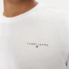 Tommy Hilfiger Ανδρική Μακρυμάνικη Μπλούζα Tjm Slim Linear Chst LS Tee Ext DM0DM18551-YBR White - Image 4