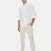 Tommy Hilfiger Ανδρικό Πουκάμισο Tjm Entry Slim Poplin Shirt DM0DM19519-YBR White - Image 2