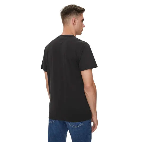 Tommy Hilfiger Ανδρικό T-shirt TJM Slim Linear Chest Tee Ext DM0DM18555-BDS Black - Image 4