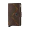 Secrid Θήκη για κάρτες - Πορτοφόλι Miniwallet Stitch Linea Espresso- MSt Linea Espresso