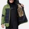 Columbia Ανδρικό Μπουφάν Wild Card IV Down Jacket 2087231-011 WO0254-011 Black, Canteen - Image 8