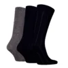 Calvin Klein Ανδρικές Κάλτσες Ψηλές Σετ 3 τεμαχίων One Size 701230087 001 801 Black, Grey melange - Image 2