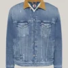 Tommy Hilfiger Ανδρικό Denim Jacket Ryan Teddy Rglr Trckr DH6138 EXT DM0DM20438-1A5 Denim Medium - Image 5