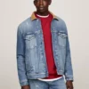 Tommy Hilfiger Ανδρικό Denim Jacket Ryan Teddy Rglr Trckr DH6138 EXT DM0DM20438-1A5 Denim Medium