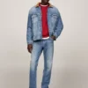 Tommy Hilfiger Ανδρικό Denim Jacket Ryan Teddy Rglr Trckr DH6138 EXT DM0DM20438-1A5 Denim Medium - Image 4