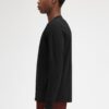 Fred Perry Ανδρική Μακρυμάνικη Μπλούζα Twin Tipped T-Shirt M9602-W68 Black, Carrington Brick, Whisky Brown - Image 3
