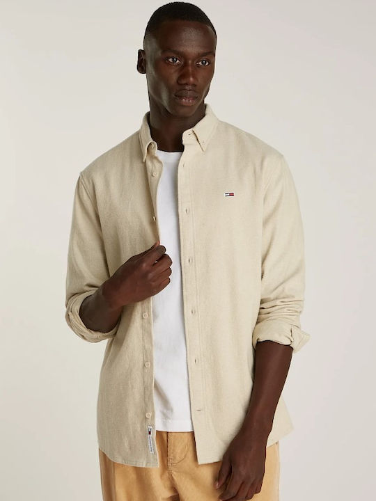 Tommy Hilfiger Ανδρικό Πουκάμισο Tjm Reg Grindle Flannel Shirt DM0DM20460-ACG Newsprint