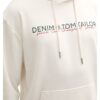 Tom Tailor Ανδρικό Φούτερ με Κουκούλα Hoodie With Chest Print 1043298-12694 Vanilla - Image 2
