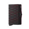 Secrid Διπλή Θήκη για κάρτες - Πορτοφόλι Twinwallet Fuel Black-Red- TFu Black Red