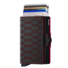 Secrid Διπλή Θήκη για κάρτες - Πορτοφόλι Twinwallet Fuel Black-Red- TFu Black Red - Image 2