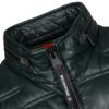 Milestone Ανδρικό Δερμάτινo μπουφάν MS-Aversa 431019 60080-1 -49 Σκούρο Πράσινο - Image 3