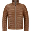 Milestone Ανδρικό Δερμάτινo μπουφάν MS-Cortino 431019 60515-1 -24 Cognac