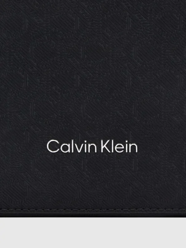 Calvin Klein Ανδρική Τσάντα CK Must Reporter S Mono K50K512743-0GK Twill Mono Black - Image 4