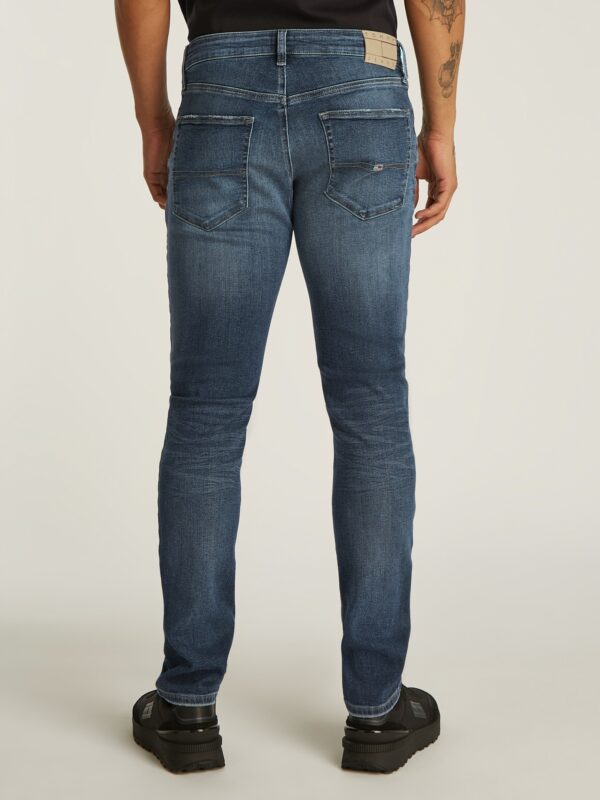 Tommy Jeans Ανδρικό τζιν Scanton Slim DM0DM20554-1BK Denim Dark - Image 3