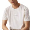 Calvin Klein Jeans Ανδρικό Κοντομάνικο Μπλουζάκι T-shirt J30J325649-YBI Ivory - Image 2